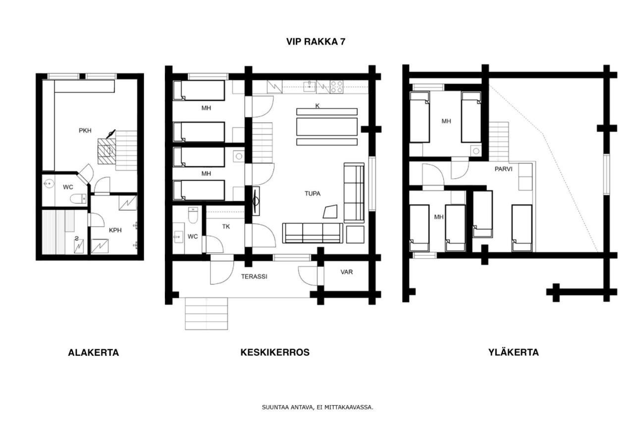 Vip Rakka Villas 7 & 8 Levi Ngoại thất bức ảnh